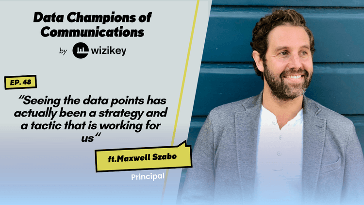 Seeing the data points has actually been a strategy and a tactic that is working for us – Maxwell from Szabo & Associates